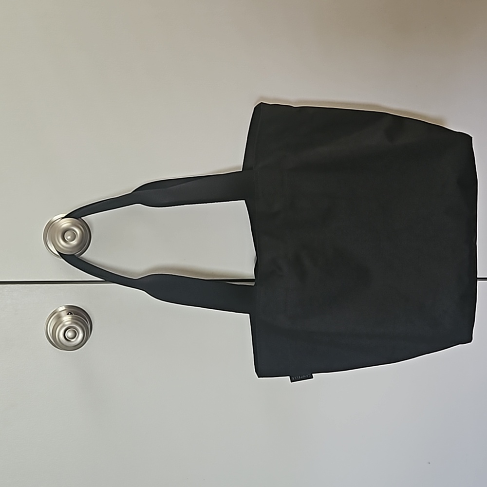Canvelle Carryall Tote, black, EUC
